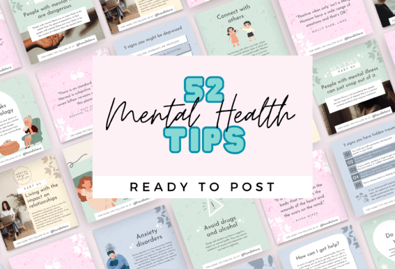 🌿 Enhance Your Wellbeing with 52 Canva Templates – Promote Mental Health & Self-Care