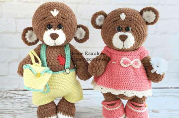 Bear Brownie with Outfit
