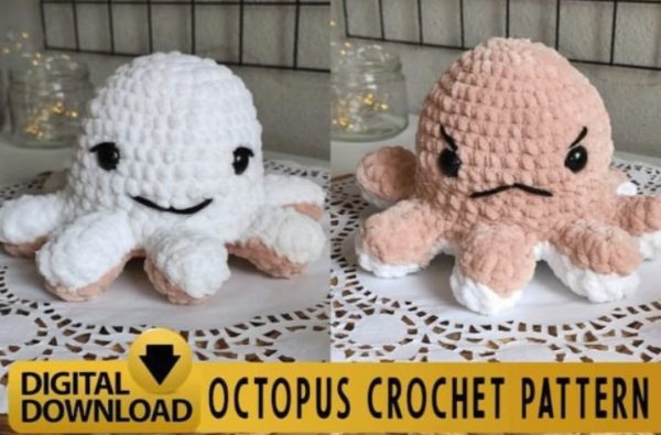 Kawaii Crochet Pattern Cute Octopus