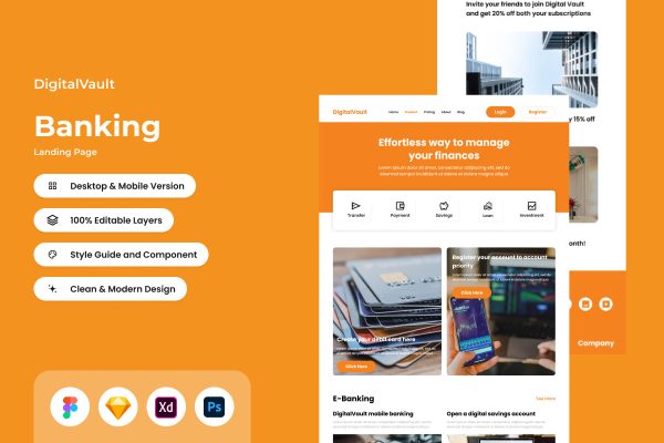 One Job, Done Right — 35 Niche Landing Page Templates for Banking, Fashion, AI & More