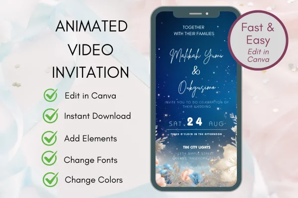 Best Editable Animated Video Canva Templates to Send Instead of a Paper Invite