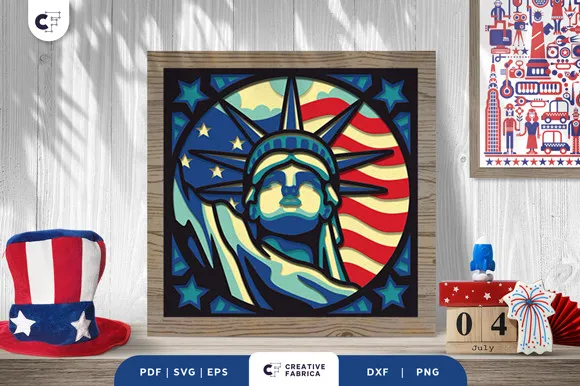 Same Faded Flag Décor Every July? 34 Patriotic Shadow Box SVGs for the USA 250th in 2026